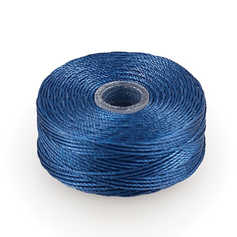 Image for PremoBond Bobbins BPT 92M Bonded Polyester Anti-Wick Thread Marine Blue 72-pk