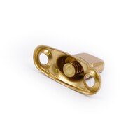 Thumbnail Image for DOT Common Sense Turn Button Two Screw Holes 91-XB-78322-1E Bright Brass 100-pk 3