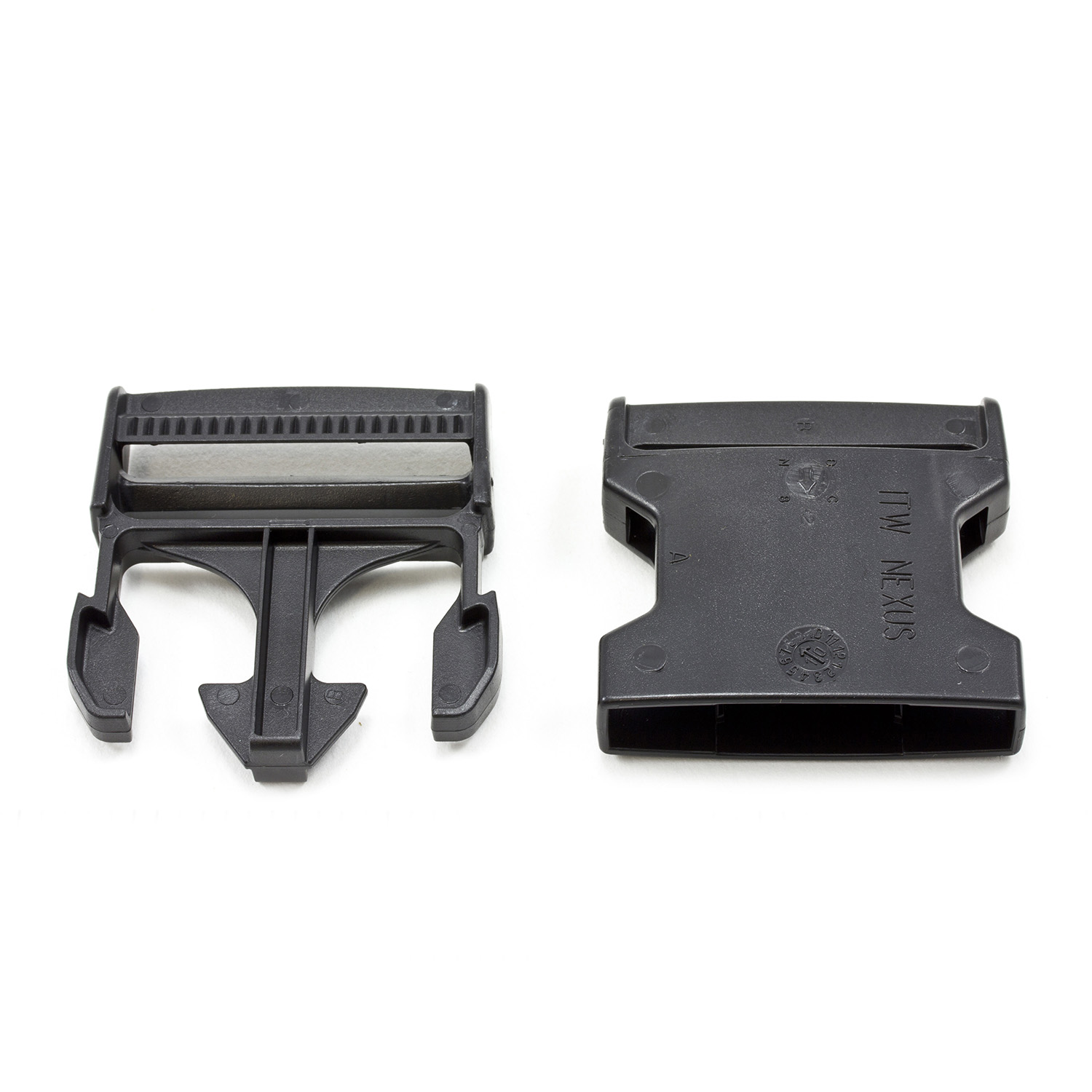 1 x High Quality Fastex Side Release Buckle Black For 50mm 2" Molle Webbing 