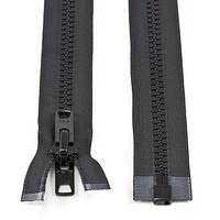 Thumbnail Image for YKK® VISLON® UV #10 Separating Zipper Automatic Lock Double Pull Metal Slider #VFUV 144