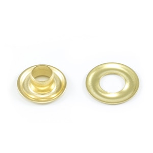 Thumbnail Image for DOT Grommet with Plain Washer #00 Brass 3/16" 25-gr