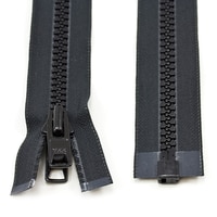 Thumbnail Image for YKK® VISLON® #10 Separating Zipper Automatic Lock Short Double Pull Metal Slider #VFUVOL-107 DX E 80
