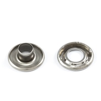 Thumbnail Image for DOT Rolled Rim Self-Piercing Grommet with Spur Washer #1 Stainless Steel 5/16