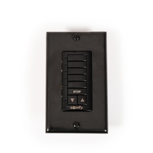 Thumbnail Image for Somfy Switch Wall DecoFlex 5-Channel Wirefree RTS #1810830 Black