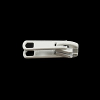 Thumbnail Image for YKK® VISLON® #5 Metal Sliders #5VSDXL AutoLok Standard Double Pull Tab White 4