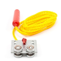 Thumbnail Image for Duratrack Trolley Four-Wheel Steel Wheels With 10' Pull Rope #B3427-10 1
