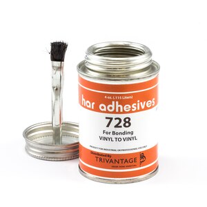 Thumbnail Image for HAR Vinyl To Vinyl Adhesive 728 4-oz Brushtop Can 24-pk (DSO)