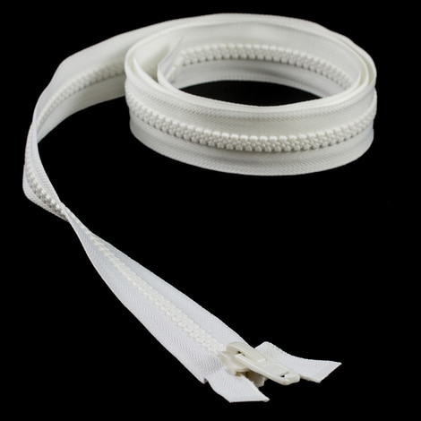 Image for YKK VISLON #10 Separating Zipper Automatic Lock Short Single Pull Plastic Slider 72