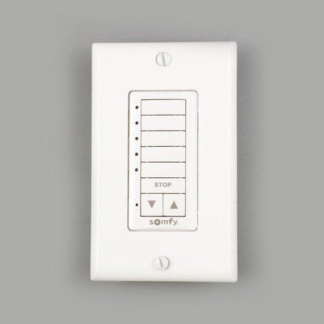 Image for Somfy Switch Wall DecoFlex 5-Channel Wirefree RTS #1810813 White