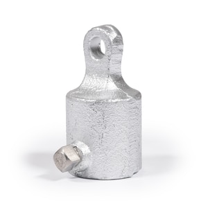 Thumbnail Image for Eye End Slip-Fit #286 3/4" OD Tubing or 1/2" Pipe with Stainless Steel Screw