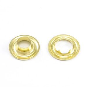 Thumbnail Image for DOT Grommet with Tooth Washer #2 Brass 3/8" 25-gr