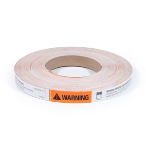 Thumbnail Image for Rollease Bottom Rail Label (Narrow - Tension Devices only) Roll of 250 Each
