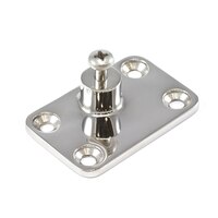 Thumbnail Image for Deck Side Plate 4 Hole #388 Stainless Steel Type 316 1/4-20 Phillips 0
