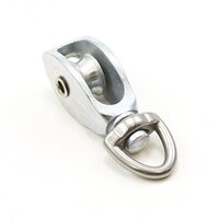 Thumbnail Image for Pulley Swivel Eye Single Sheave #1A Aluminum Die-Cast 3/16