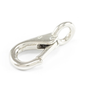 Thumbnail Image for Snap Hook #249B-0 Nickel Plated Brass Solid Eye Hole 3/8"