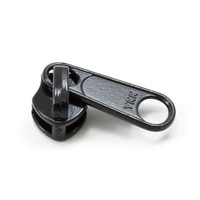 Thumbnail Image for YKK® ZIPLON® Metal Sliders #8CNDFL Non-Locking Long Single Pull Tab Black 1