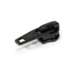 Thumbnail Image for YKK Ziplon Zipper Metal Slider #4.5CF Auto-Lock Single Pull Short Tab Black