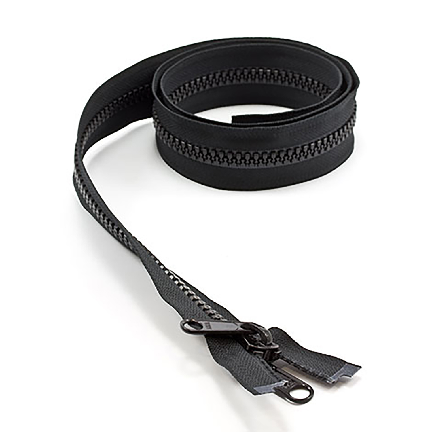 YKK VISLON #8 Separating Zipper Non-Locking Double Pull Metal