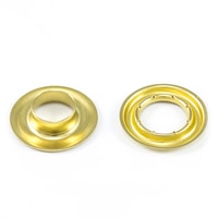 Thumbnail Image for DOT Self-Piercing Grommet with Grip Tooth Washer #3 Brass 7/16" 500-pk