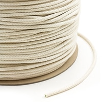 Thumbnail Image for Solid Braided Cotton Ultra Lacing Cord #8 1/4" x 1500' White