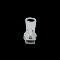 Thumbnail Image for YKK® ZIPLON® Metal Sliders #8CFDFL Non-Locking Long Single Pull Tab White 1