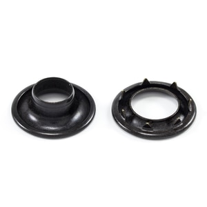 Thumbnail Image for DOT Rolled Rim Grommet with Spur Washer #3 Black 15/32" 1-gr