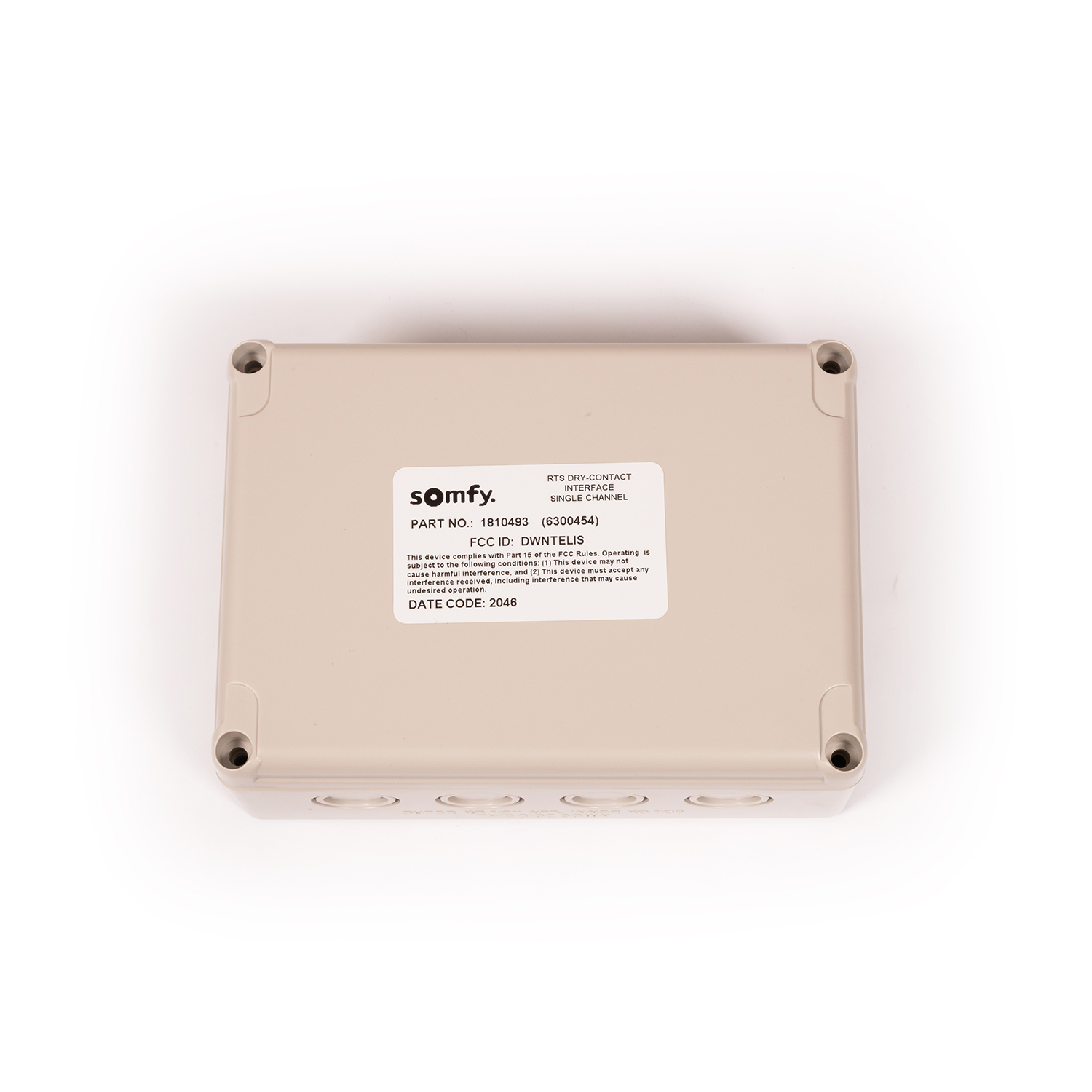 1-Channel Somfy RTS Transmitter with Dry Contact Inputs 1810493 