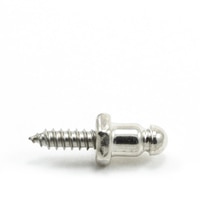 Thumbnail Image for DOT Lift-The-Dot Screw Stud 90-X8-16360-6-1A 1/2" Nickel Plated Brass / Stainless Steel Screw 100-pk