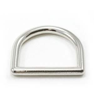 Thumbnail Image for Dee Ring Solid Die Cast #45204 Nickel Plated Steel 1