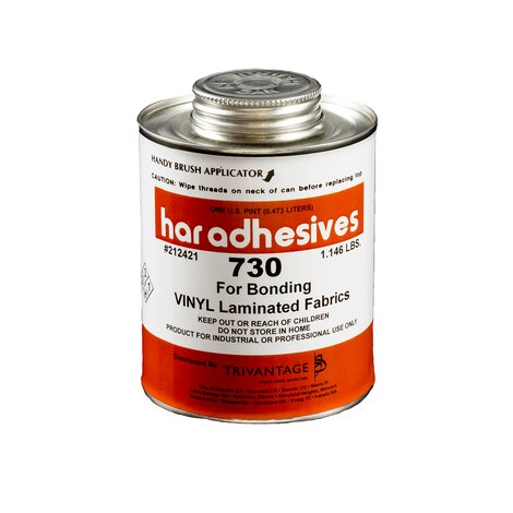 Image for HAR Bonded Vinyl-Laminate Adhesive 730 1-pt Brushtop Can