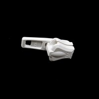 Thumbnail Image for YKK Vislon #10 Plastic Slider 10VF Automatic Lock Single Pull White 5