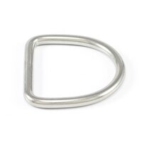 Thumbnail Image for SolaMesh Dee Ring Stainless Steel Type 316 6mm x 50mm (1/4