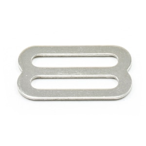 Thumbnail Image for Webbing Slide #02300 3 Flat Bars Nickel Plated Steel 1"