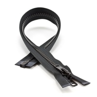 Thumbnail Image for YKK® VISLON® #10 Separating Zipper Automatic Lock Short Double Pull Metal Slider #VFUVOL-107 DX E 20