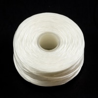 Thumbnail Image for Coats Polymatic Belbobs Bonded Monocord Dacron #M Size 125 White 56-pk