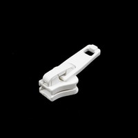 Thumbnail Image for YKK Vislon #10 Plastic Slider 10VF Automatic Lock Single Pull White 1