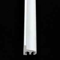 Thumbnail Image for PVC Track Double Wall #R1234 8' White (CUS) 1