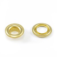 Thumbnail Image for DOT Self-Piercing Grommet with Grip Tooth Washer #0 Brass 1/4