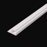 Thumbnail Image for PVC Track #R1062 45 Degree 14'  White with Flange 1