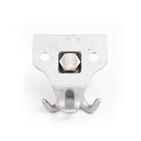 Thumbnail Image for Head Rod Clamp Roller Curtain Type with Stainless Steel Fasteners for Wood #21 Zinc Die-Cast 3/8