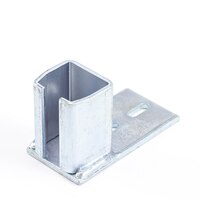 Thumbnail Image for Duratrack Bracket End Mount Up Two Hole Plate Galvanized Steel 16-ga #16EMU (SPO) 0