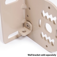 Thumbnail Image for Solair Vertical Curtain Double Gudgeon Cable Attachment Bracket Beige (One ea is 2 Brackets 1 Screw) 6
