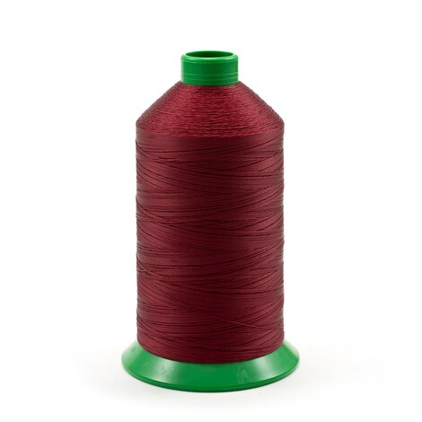 Image for A&E Poly Nu Bond Twisted Non-Wick Polyester Thread Size 92 #4603 Jockey Red  16-oz