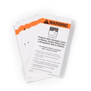 Thumbnail Image for Rollease Safety Warning Tag Tension Device 100-pk