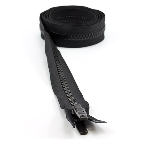 Image for YKK VISLON #10 Separating Zipper Automatic Lock Double Pull Plastic Slider 66