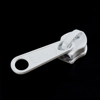 Thumbnail Image for YKK® ZIPLON® Metal Sliders #10CFDFL Non-Locking Long Single Pull Tab White 0