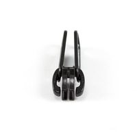 Thumbnail Image for YKK® VISLON® #10 Metal Sliders #10VFDWL Non-Locking Long Double Pull Tab Black 1