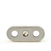 Thumbnail Image for DOT Lift-The-Dot Stud with 2-Hole Plate 90-XB-16347-1A Nickel Plated Brass 100-pk  (DISC) (ALT) 2