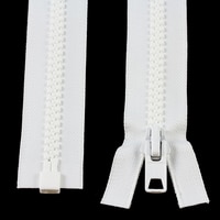 Thumbnail Image for YKK VISLON #10 Separating Zipper Automatic Lock Short Single Pull Metal Slider 36