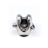 Thumbnail Image for Deck Hinge Ball Socket with D-Ring Starboard Side  #F13-1085S Stainless Steel Type 316 5